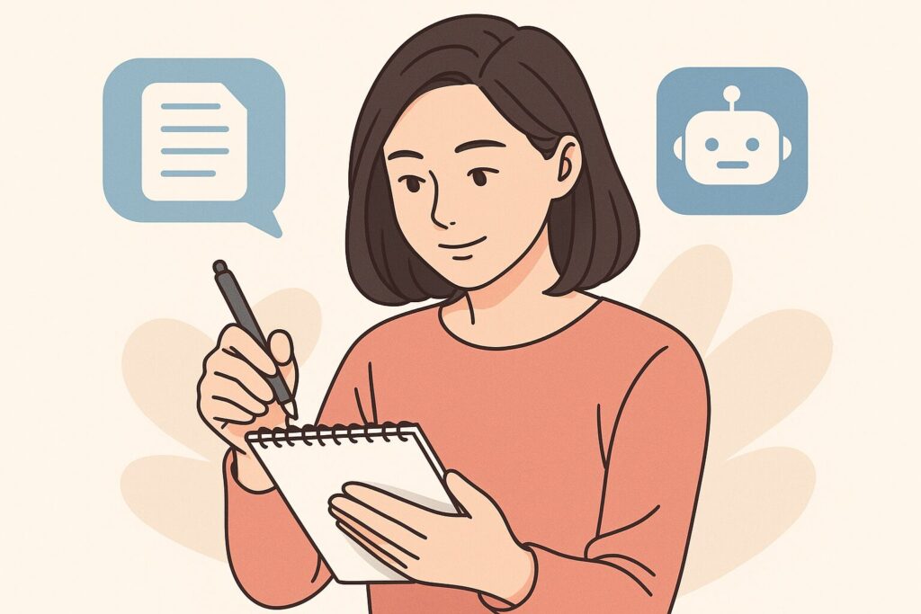 AI　プロンプト作成イメージ画像