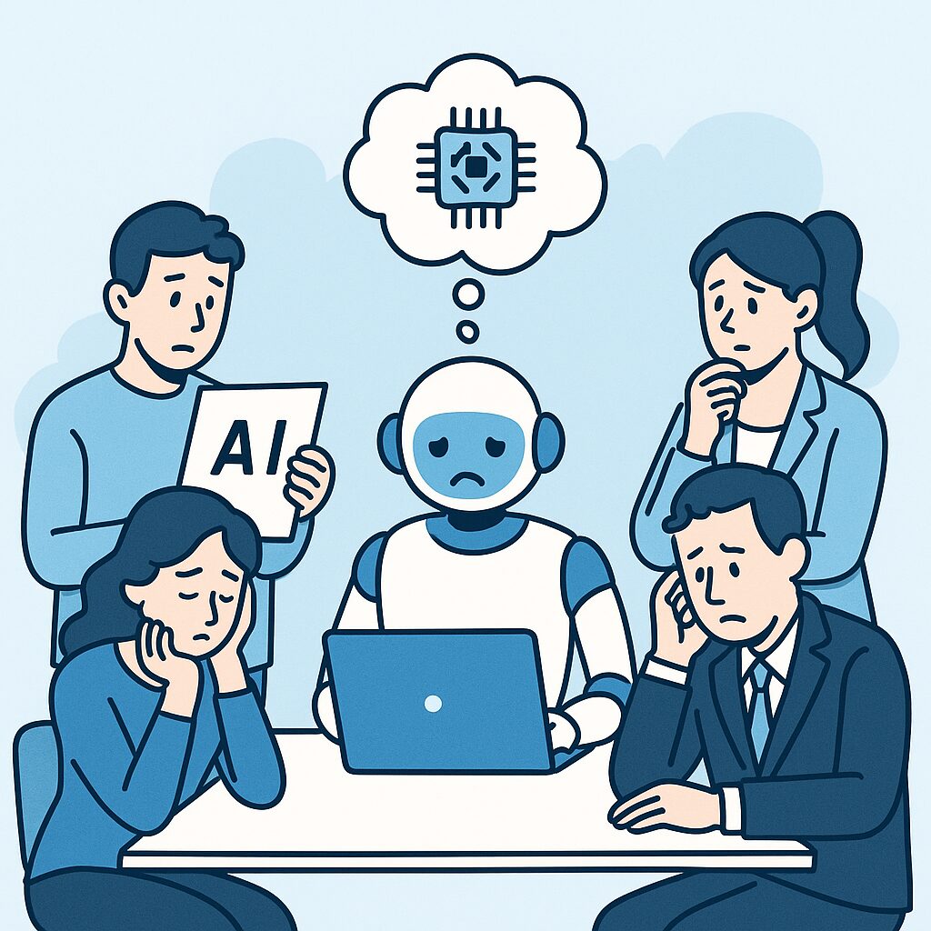 AI導入の失敗イメージ画像