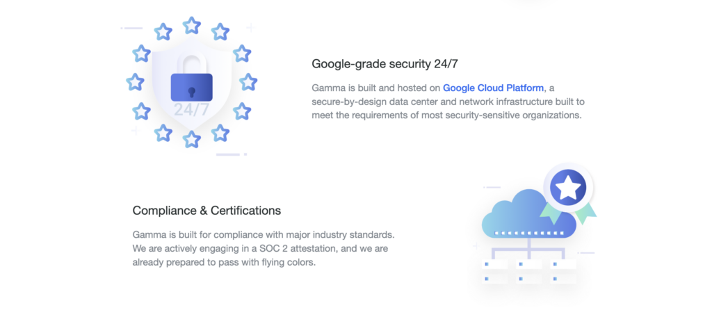 Gamma セキュリティについて
